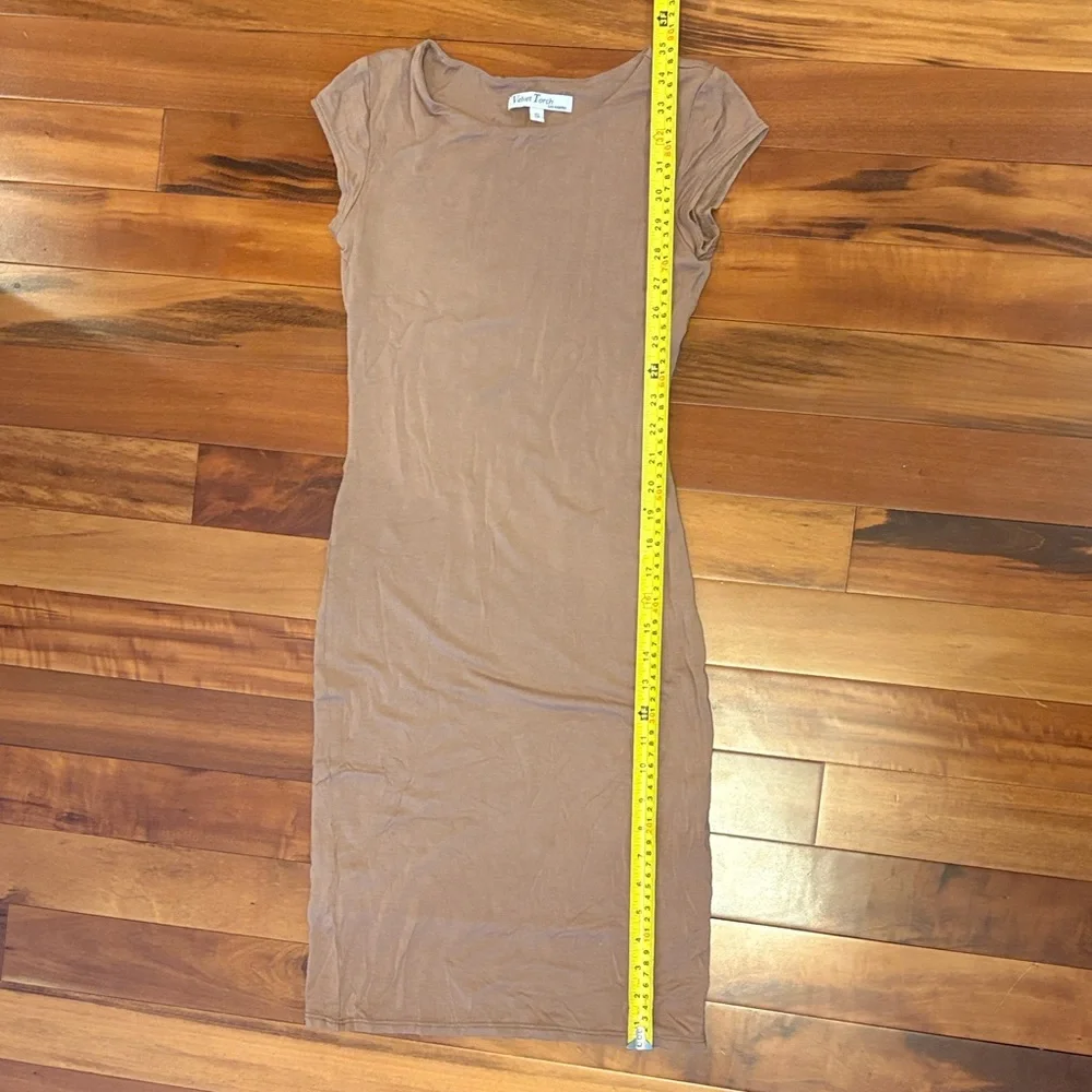 Brown T-Shirt Dress - Picture 5 of 7